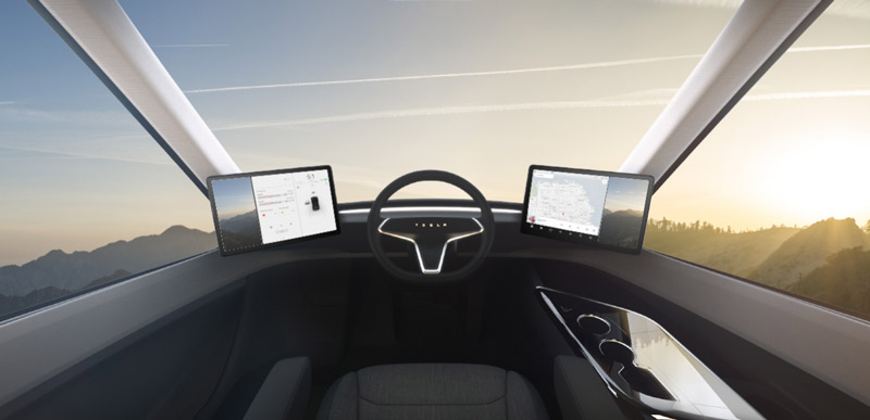 Tesla-Semi-interior